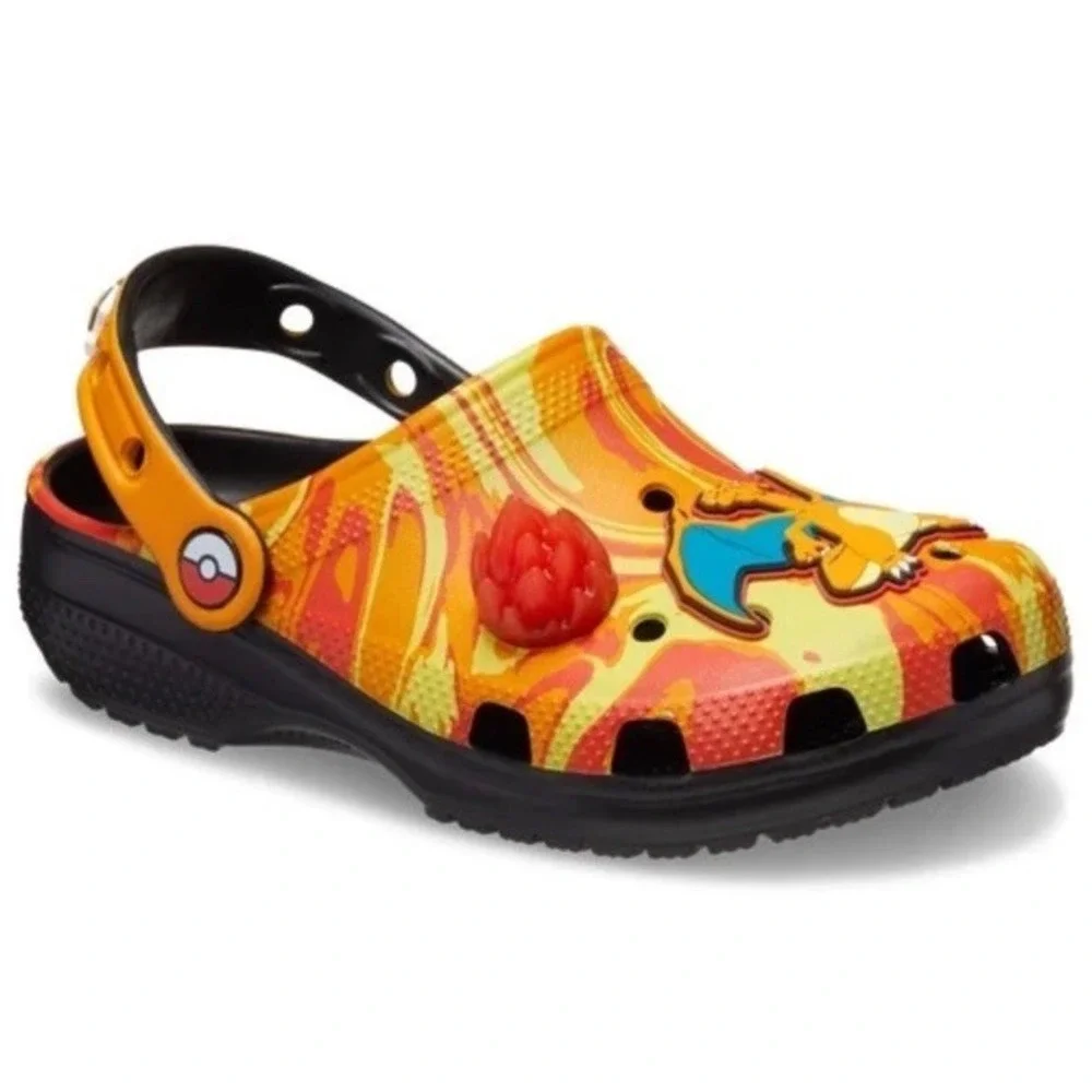 Crocs Pokemon Classic‎ Clogs Charizard Orange Yellow 210242-001 Men Sizes